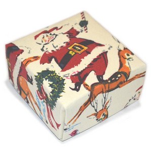 Representative Image of Retro 1950s Santa Treasure Box